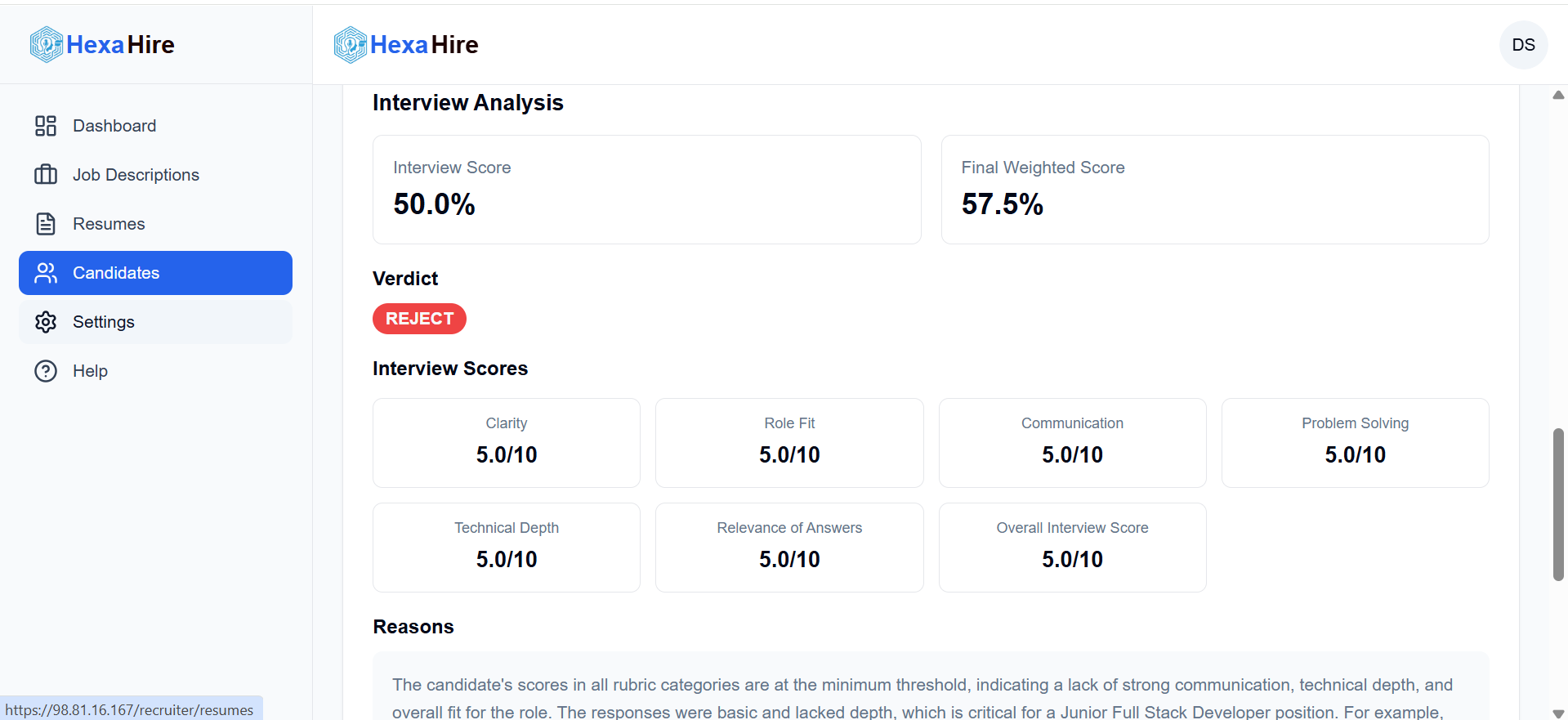HexaHire: AI-First Hiring & Interview Automation Platform thumbnail 5