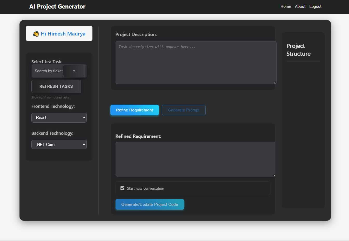 To Staging48 background blur
